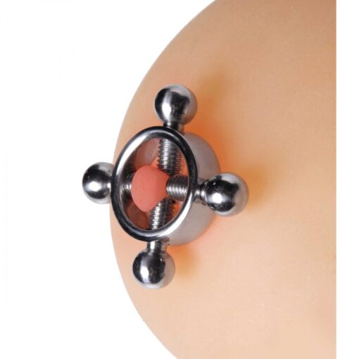 STAINLESS STEEL RINGS OF FIRE NIPPLE PRESS SET - Image 2