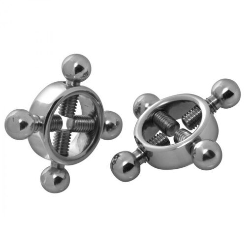 STAINLESS STEEL RINGS OF FIRE NIPPLE PRESS SET - Image 3