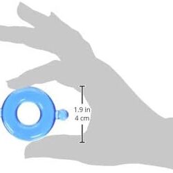 Alternative view of M2M Cock Ring Elastomer LARGE BLUE