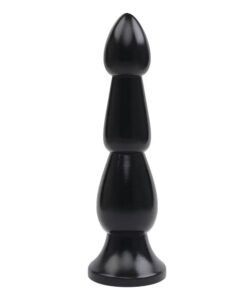 Alternative view of 9" RIBBED BUTT PLUG