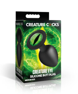 CREATURE COCKS CREATURE GREEN EYE SILICONE BUTT PLUG MED