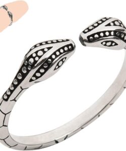 TWO FACE SNAKE GLANS RING 28MM XL